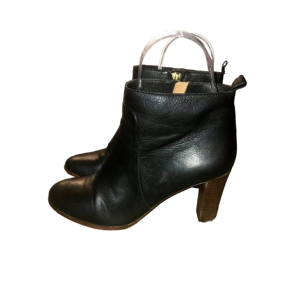 Ann Taylor Ankle Boots Womens 6M Used Black Leather